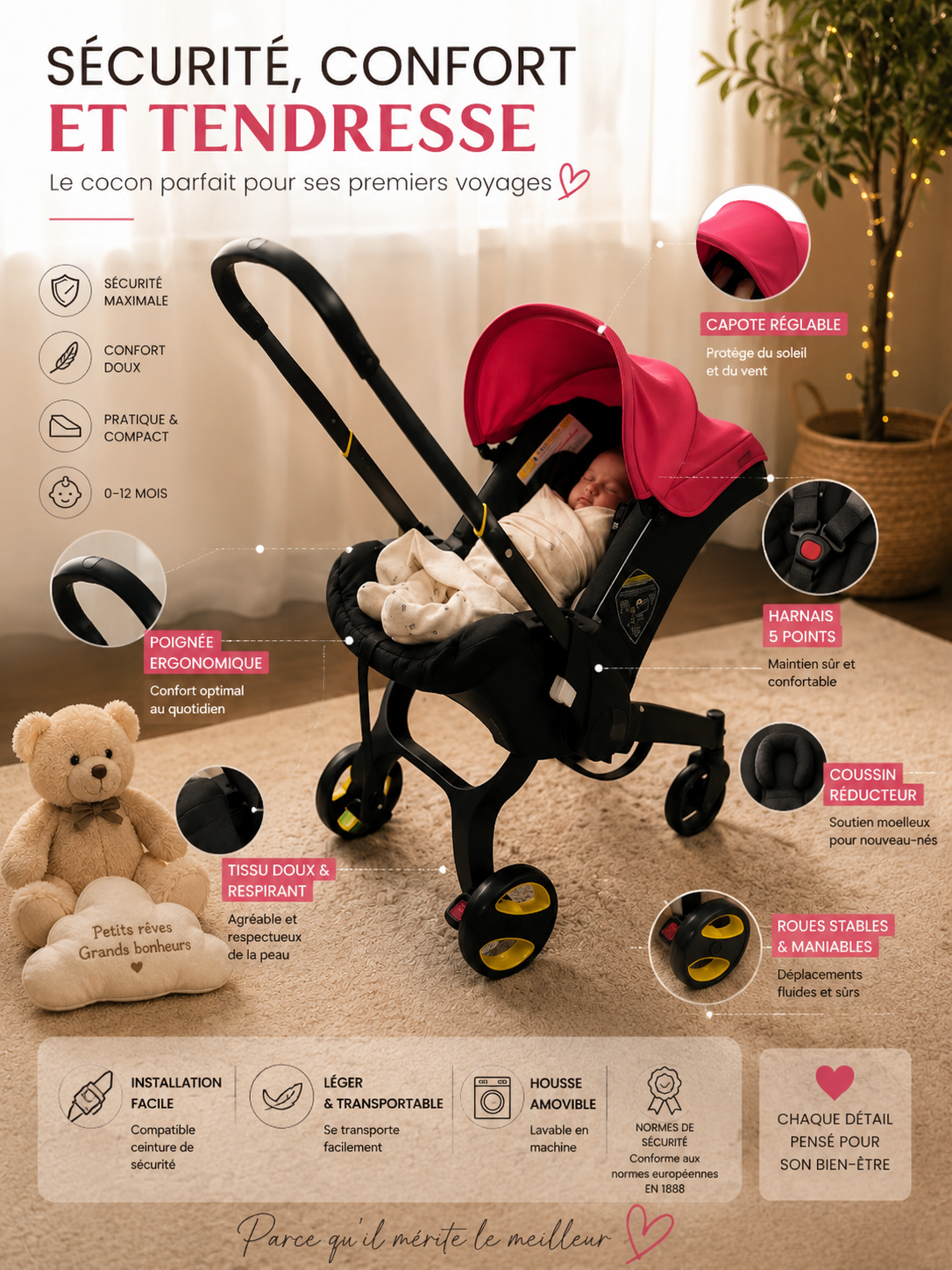Poussette Trio Confort
